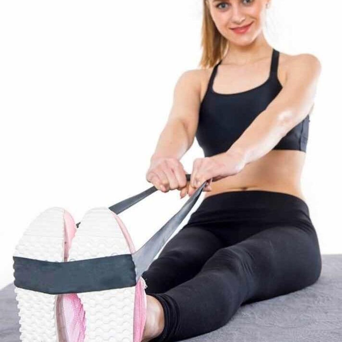 GENERICO - Banda Loop de Resistencia Negra para Ejercicio y Yoga