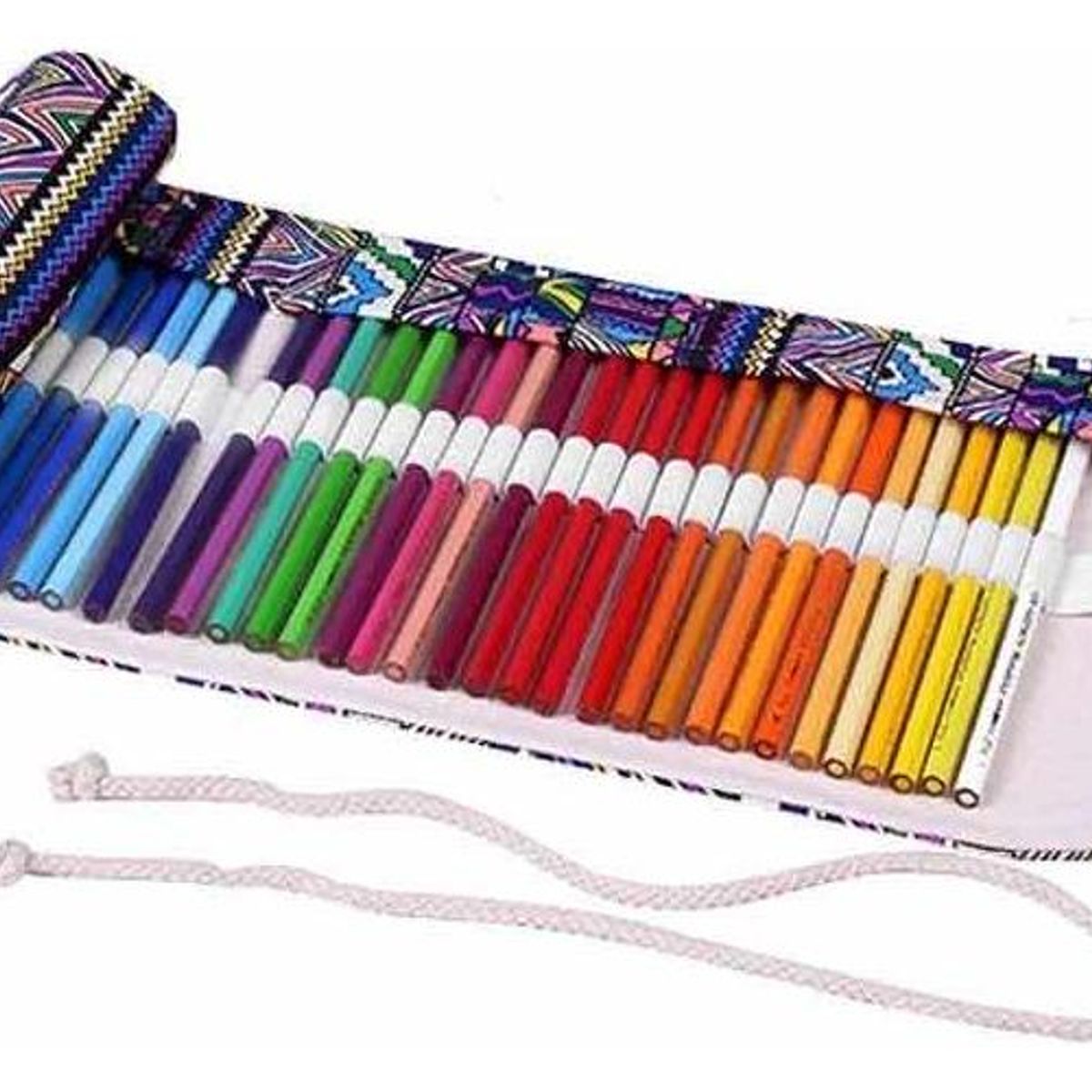 GENERICO - Estuche Colorido con 48 Lápices de Arte para Crear