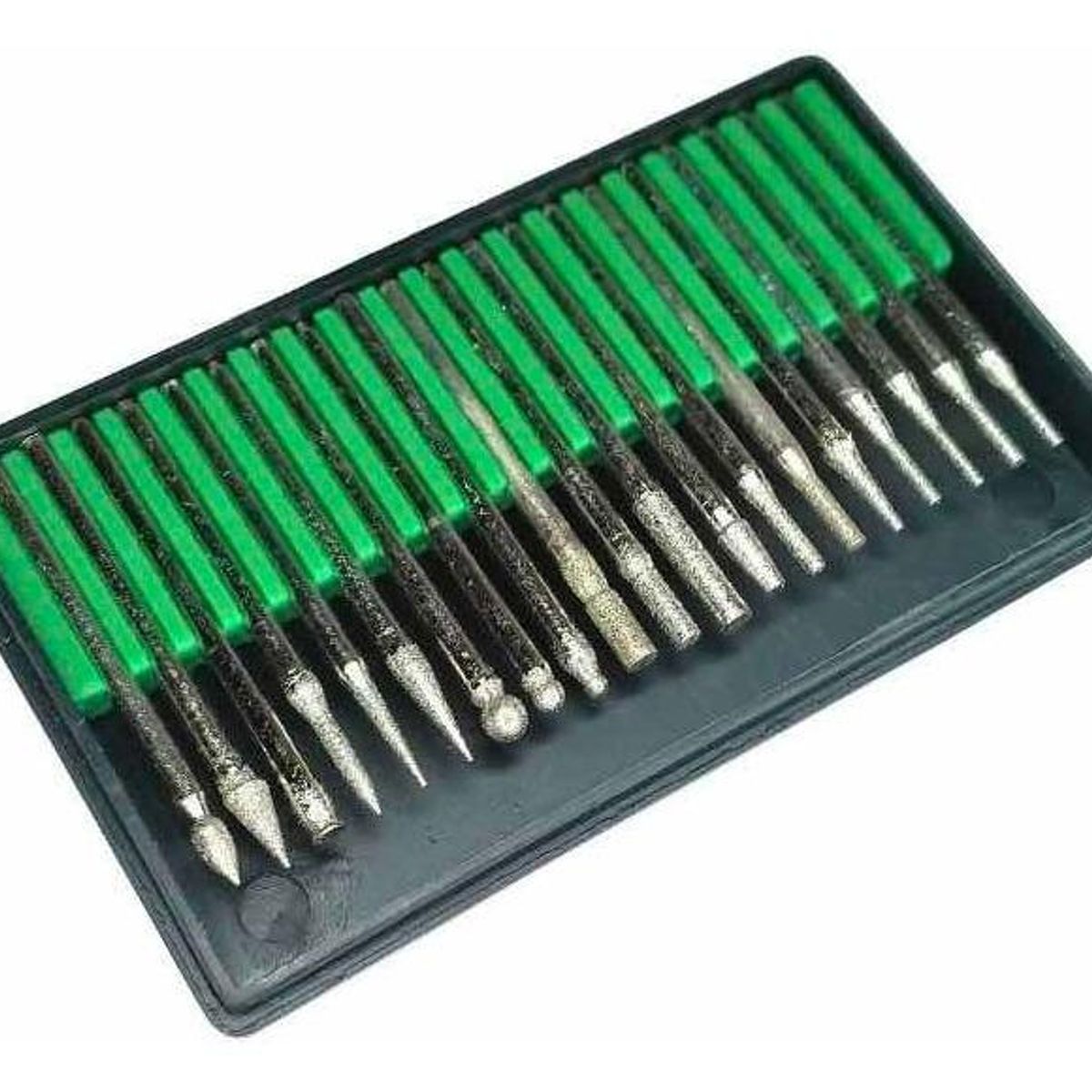 GENERICO - Puntas Diamantadas para Mini Tornos - Kit Multipropósito