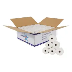 GENERICO - Pack de 50 Rollos de Papel Térmico 80mm x 80mm Blanco