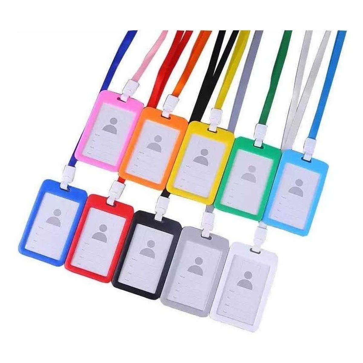 GENERICO - Porta Credenciales con Cinta Lanyard Colorida