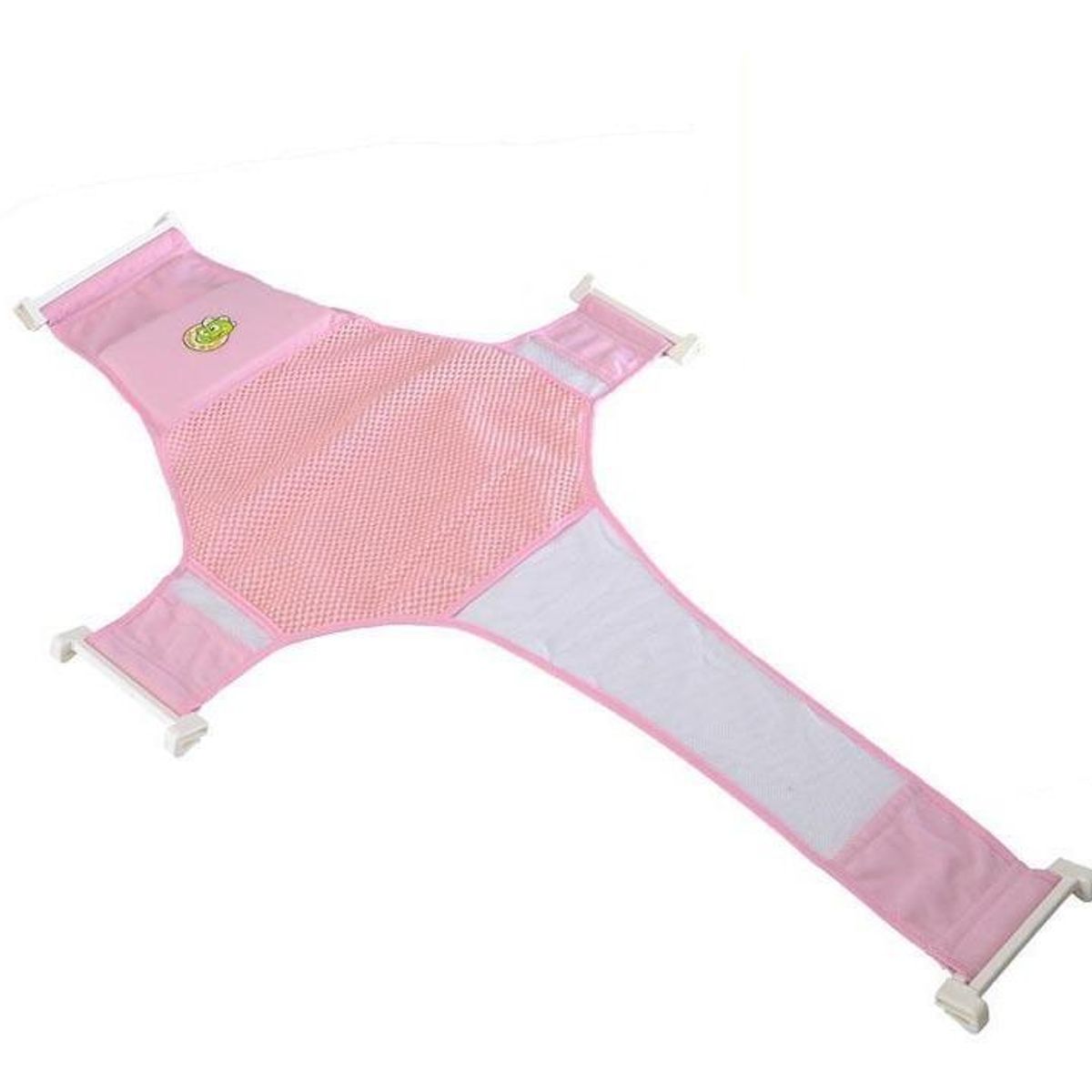 GENERICO - Hamaca Ajustable para Bañera de Bebé en Celeste y Rosa