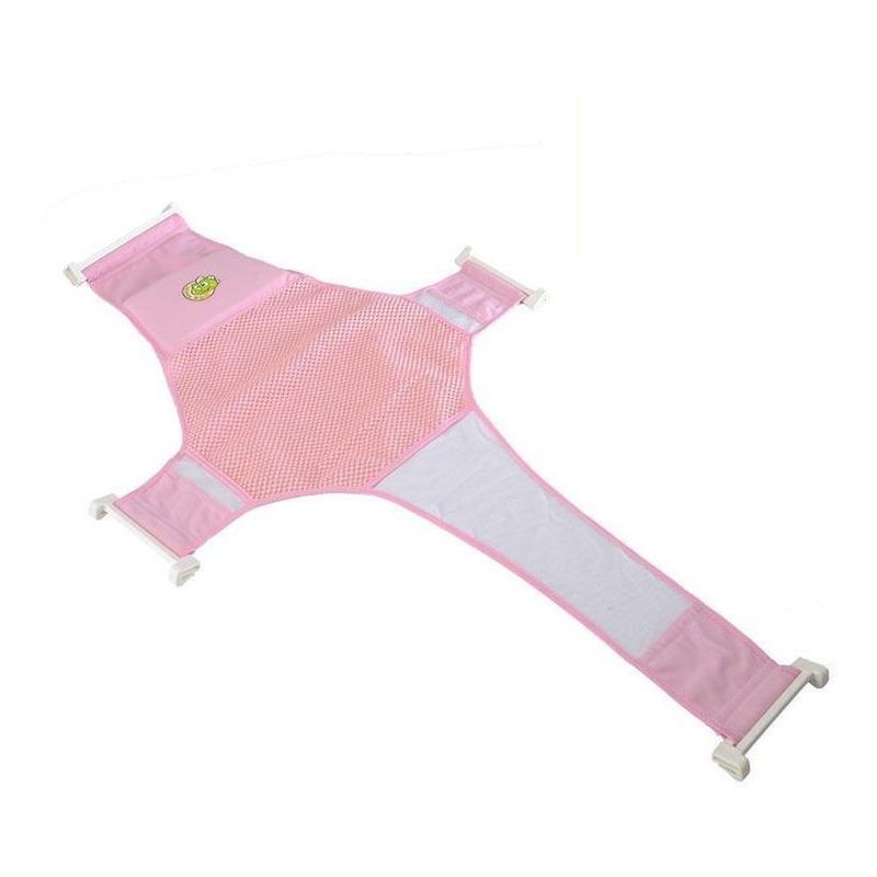GENERICO - Hamaca Ajustable para Bañera de Bebé en Celeste y Rosa