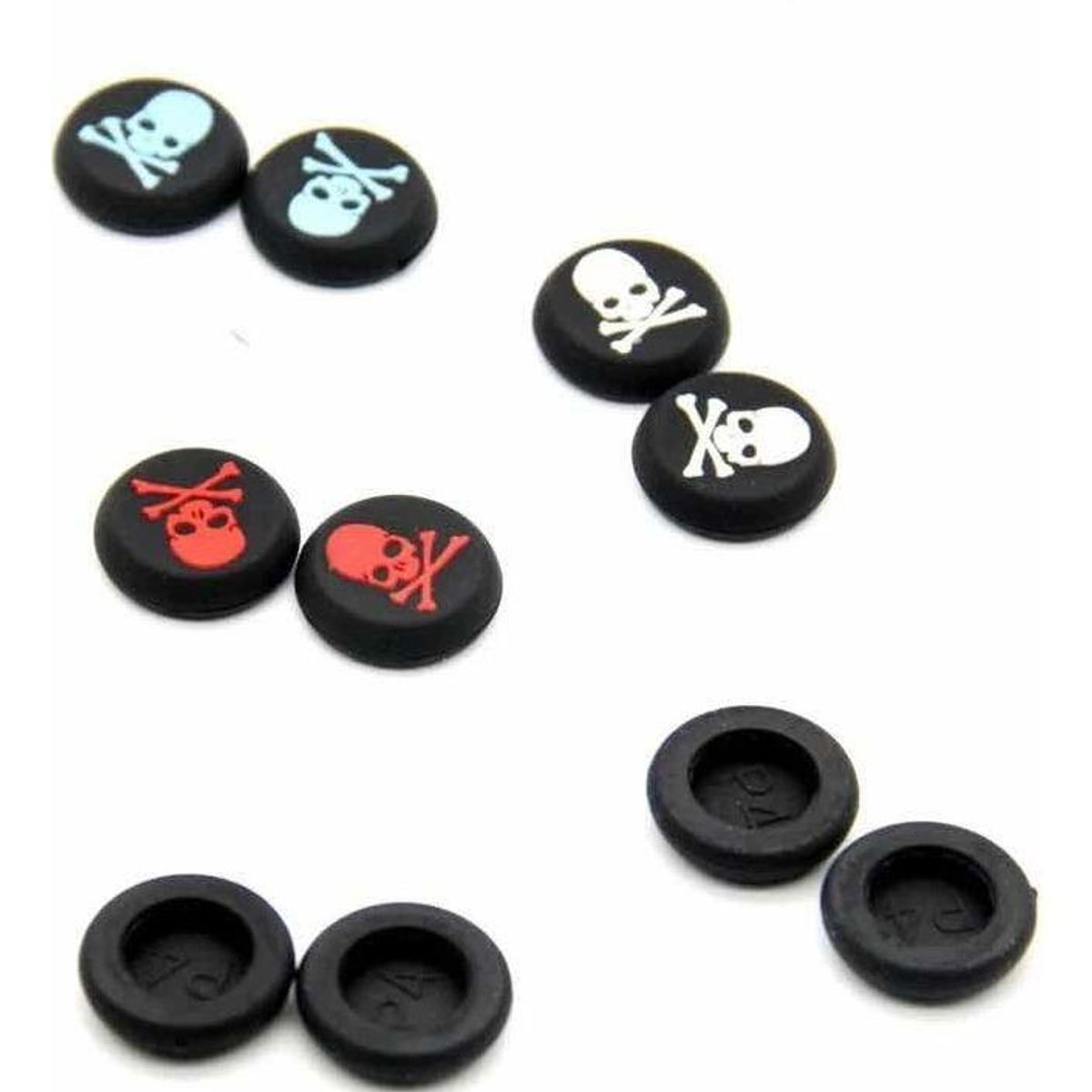 GENERICO - Gomitas Antideslizantes para Joystick PS4 - 2 Piezas