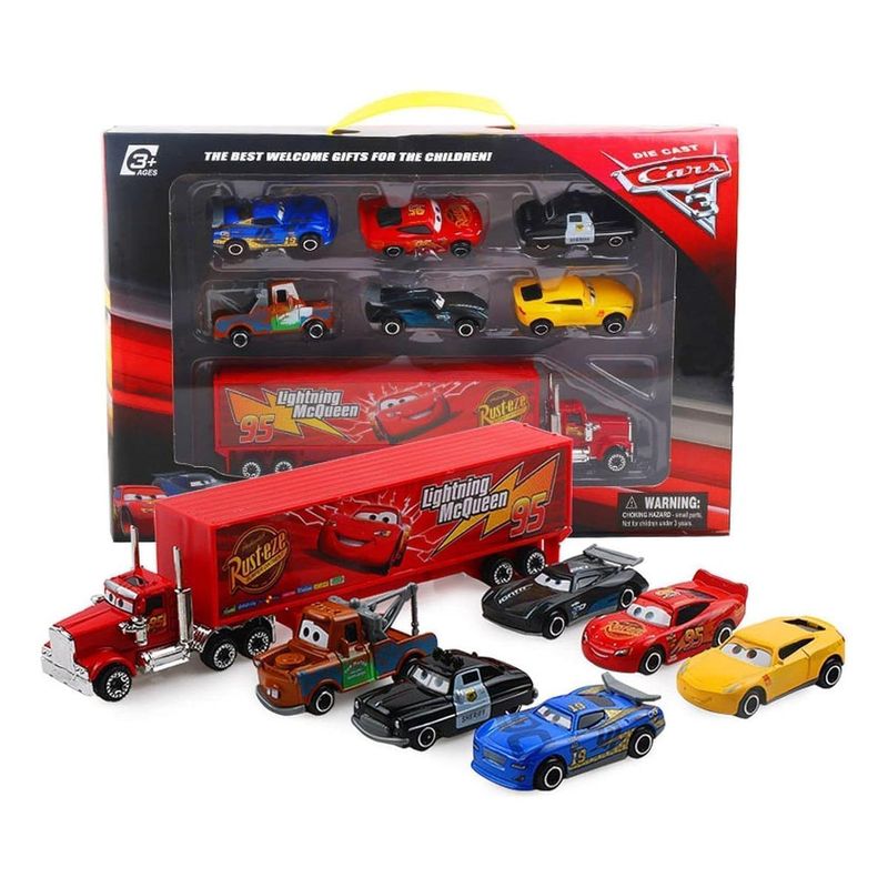 GENERICO - Pack de 7 Piezas de Juguetes de Autos Coleccionables