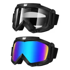 GENERICO - Pack de 2 Antiparras para Moto Ciclo y Esquí.