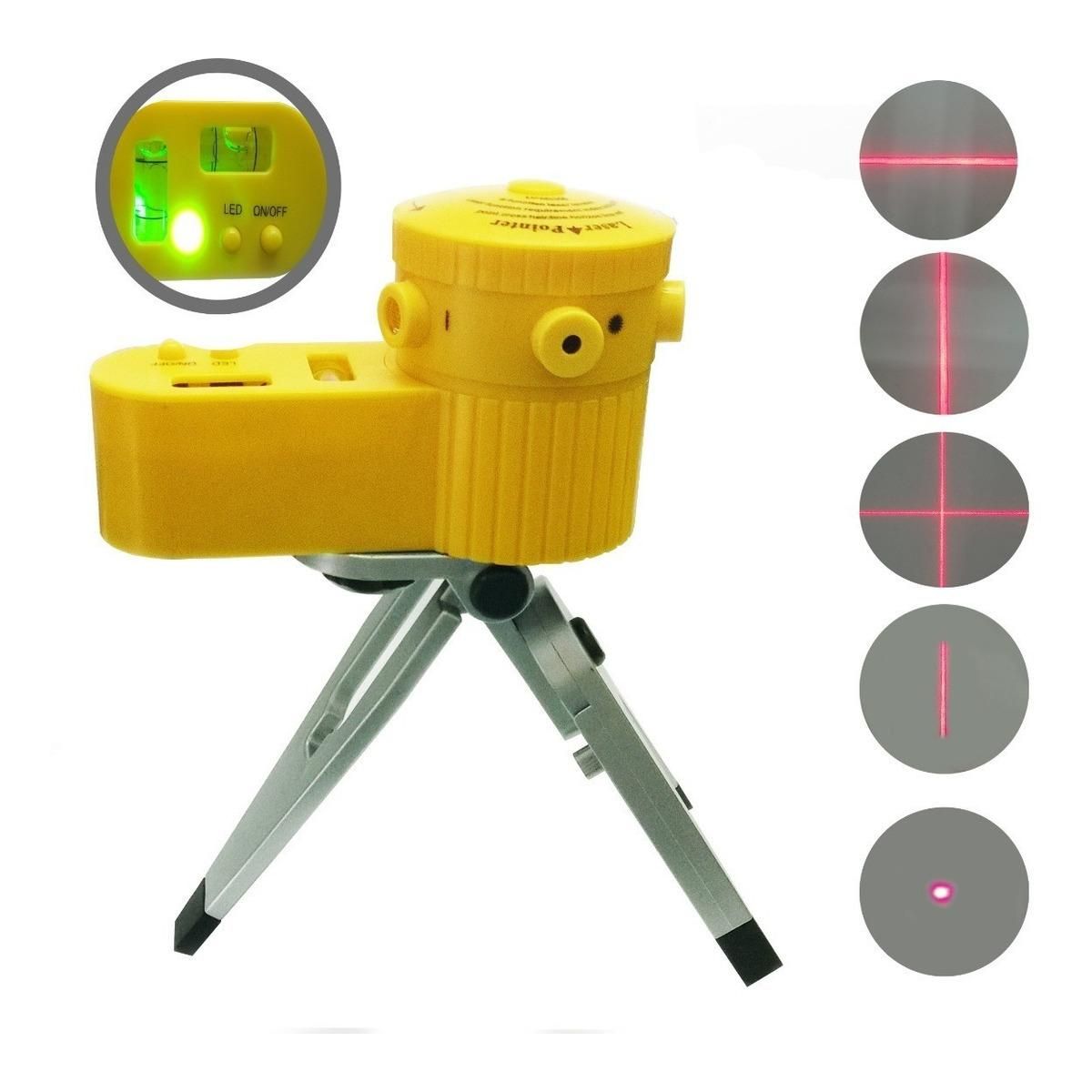 GENERICO - Nivel Láser 5 Líneas con Trípode Ajustable