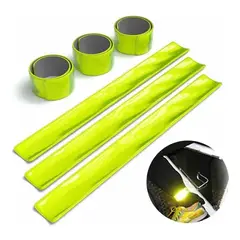 GENERICO - Cintas Reflectantes Retráctiles para Deportes - 2 Piezas.