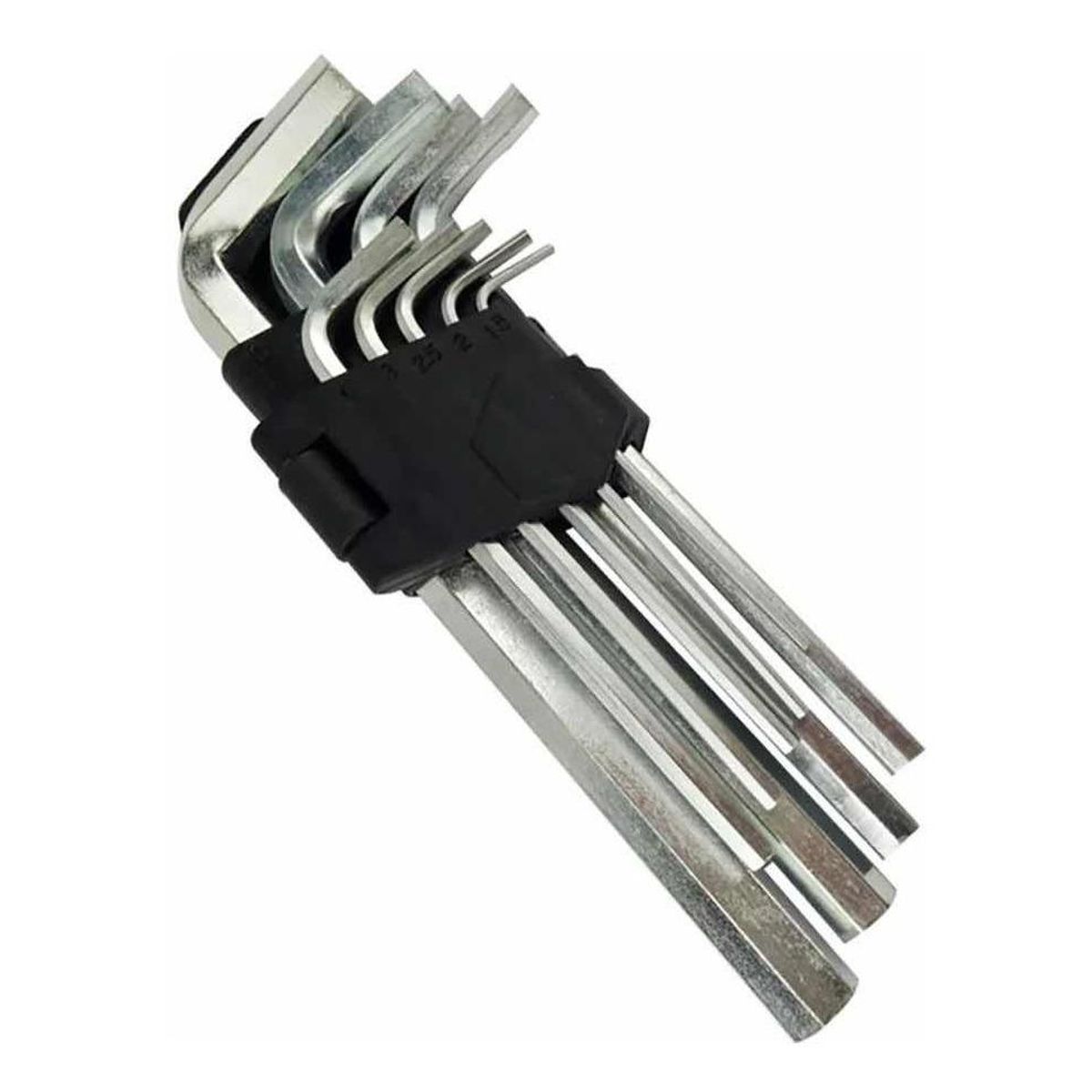 GENERICO - Juego de Llaves Allen de 9 Piezas para Bricolaje