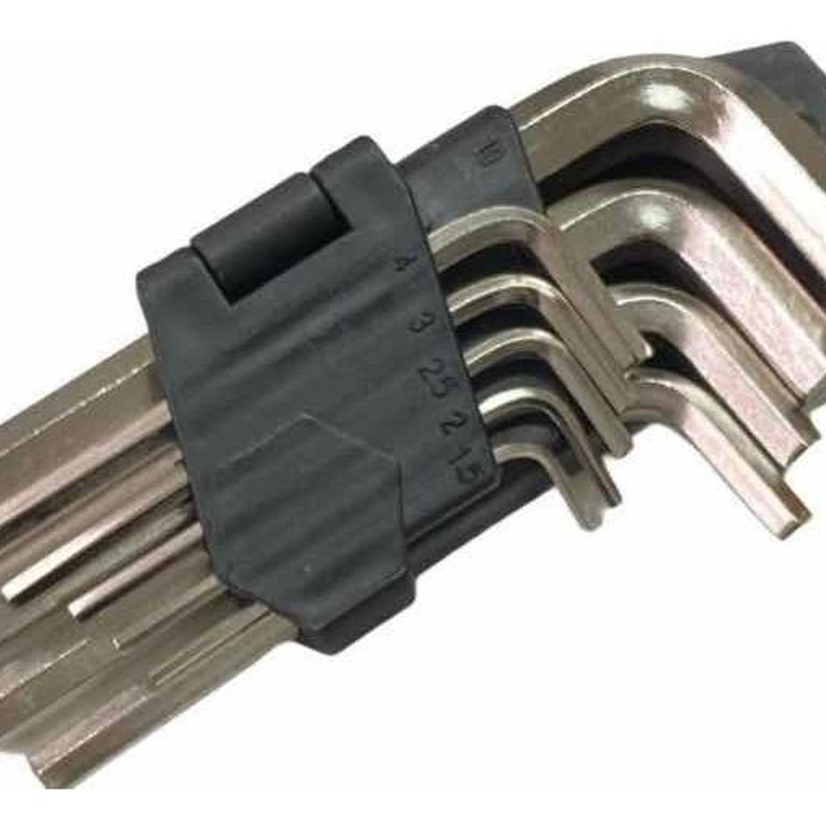 GENERICO - Juego de Llaves Allen de 9 Piezas para Bricolaje