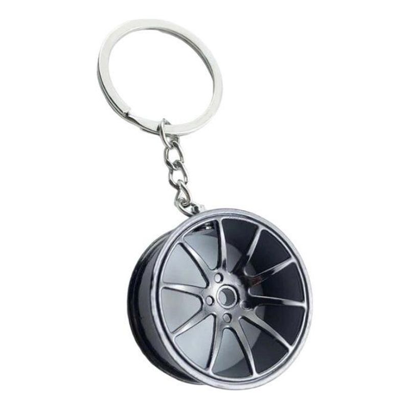 GENERICO - Llavero Creativo de Llanta para Tuning Automotriz