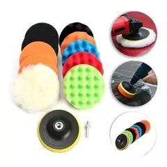 GENERICO - Kit de 10 Esponjas y Almohadillas para Pulido de Vehículos