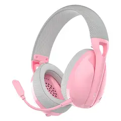 FANTECH - Audífonos Gamer - TAMAGO WHG01 - Pink - WirelessBluetooth