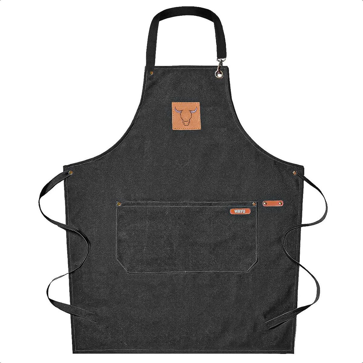 WAYU - Delantal Parrillero Wayu Pechera Cocina Mandiles Cocina Wayu