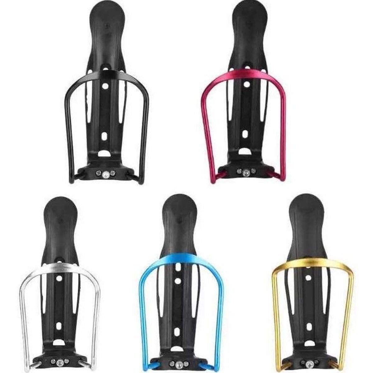 GENERICO - Soporte Ajustable para Caramagiola de Bicicleta de Aluminio