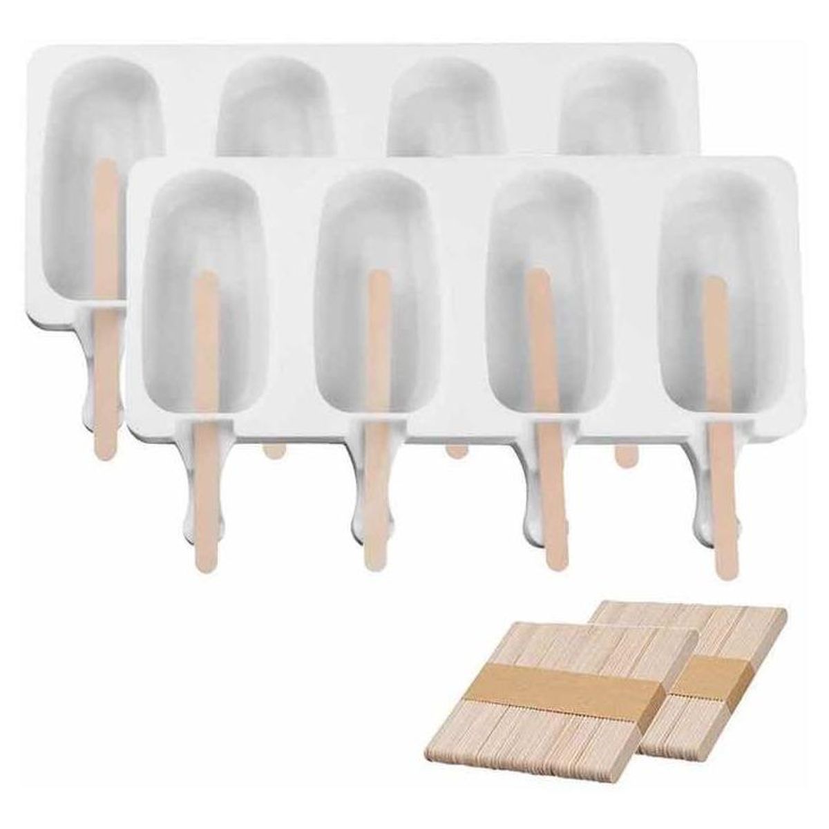 GENERICO - Molde de Silicona para Helados Caseros