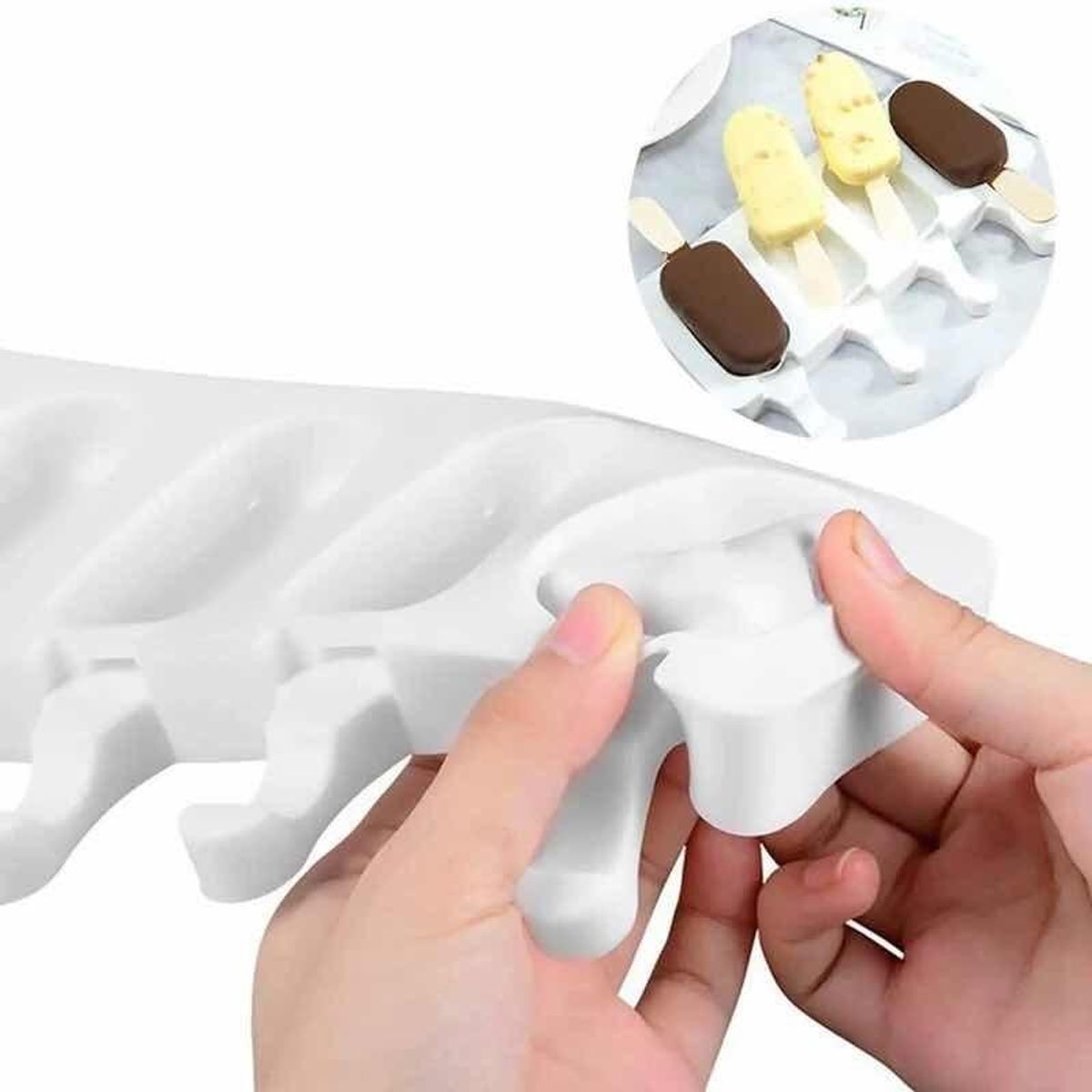 GENERICO - Molde de Silicona para Helados Caseros