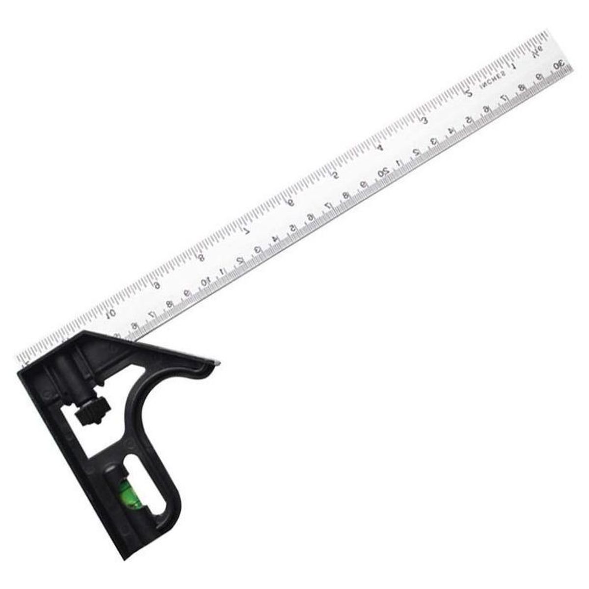 GENERICO - Regla Angular de Acero Inoxidable 300mm Precisa