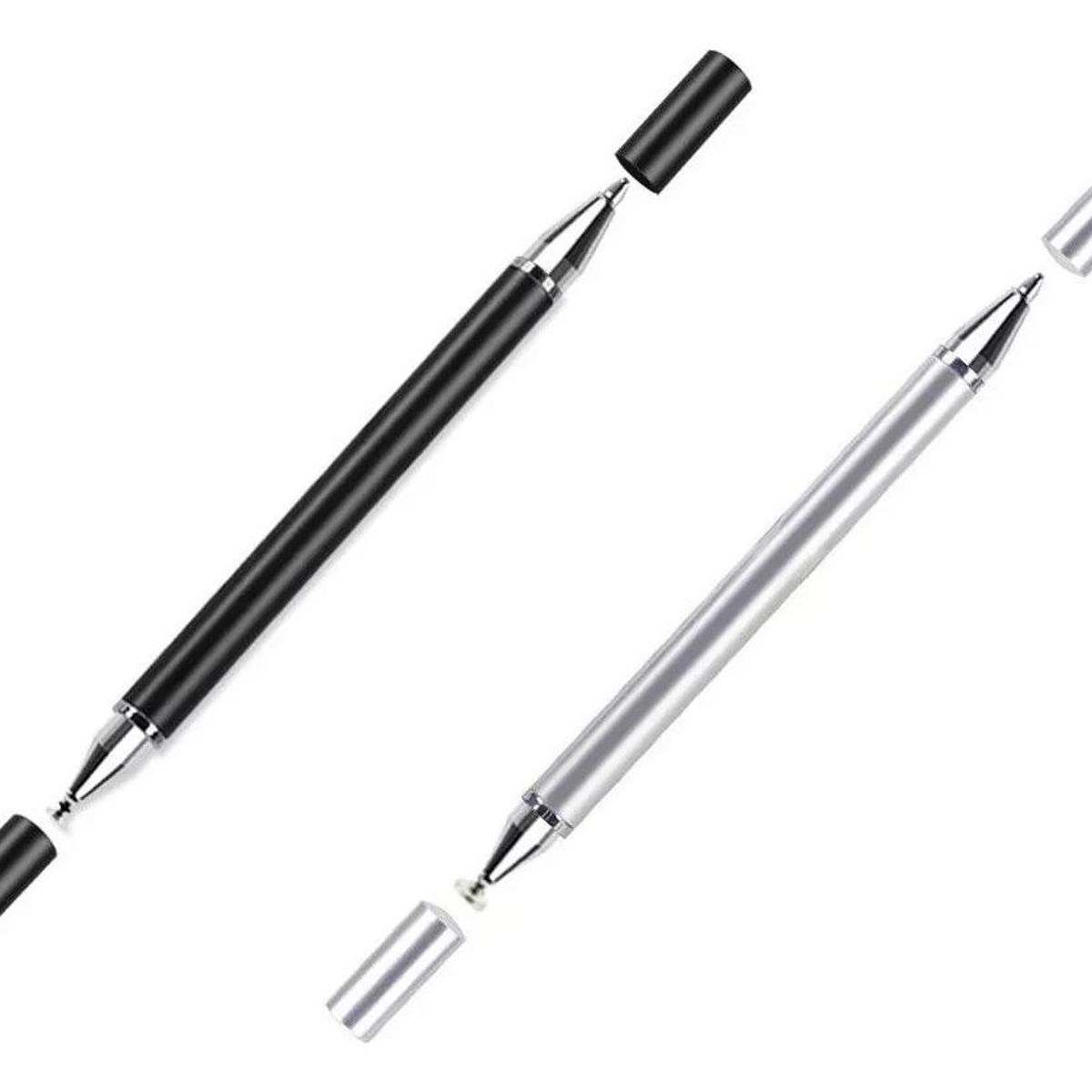 GENERICO - Lápiz óptico Touch Stylus para Teléfonos y Tablets - Color NegroGris