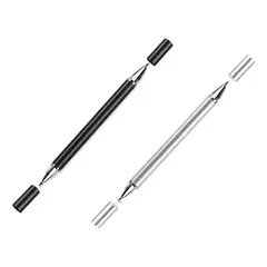 GENERICO - Lápiz óptico Touch Stylus para Teléfonos y Tablets - Color NegroGris
