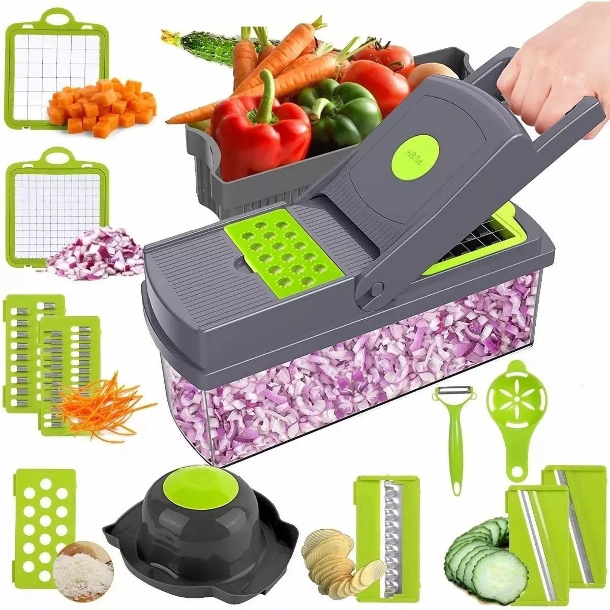 GENERICO - Rallador y Picador Multifunción para Frutas y Verduras