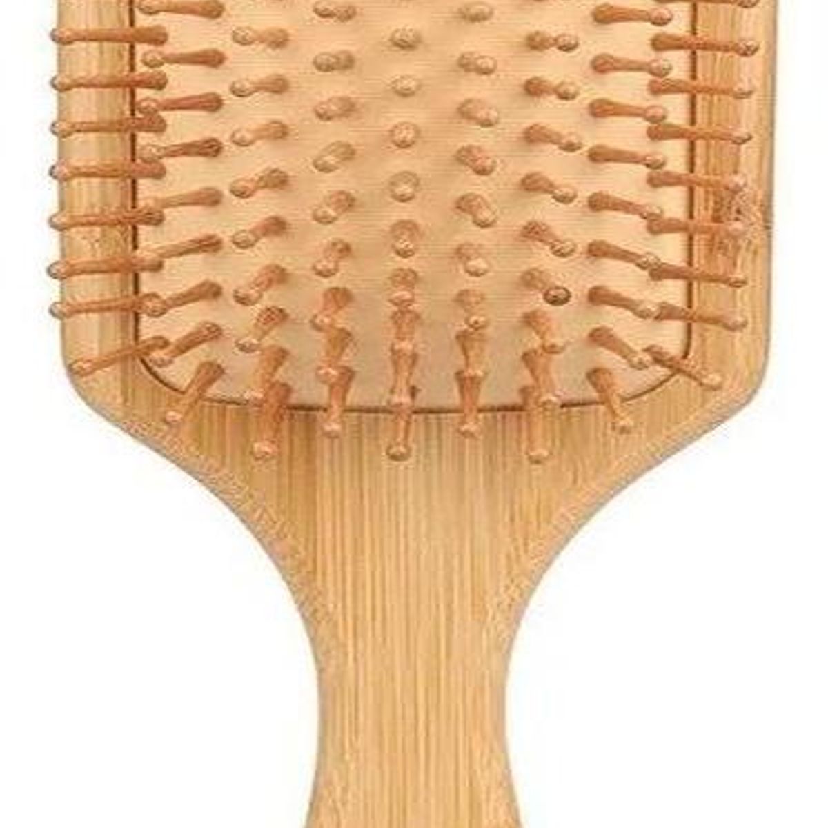 GENERICO - Peine de Bambú Natural para Masaje y Peinado Suave