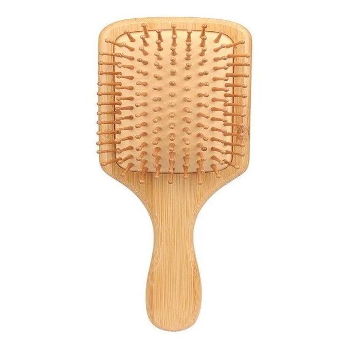 GENERICO - Peine de Bambú Natural para Masaje y Peinado Suave