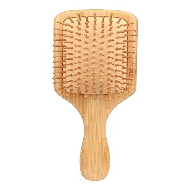 GENERICO - Peine de Bambú Natural para Masaje y Peinado Suave