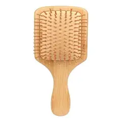 GENERICO - Peine de Bambú Natural para Masaje y Peinado Suave
