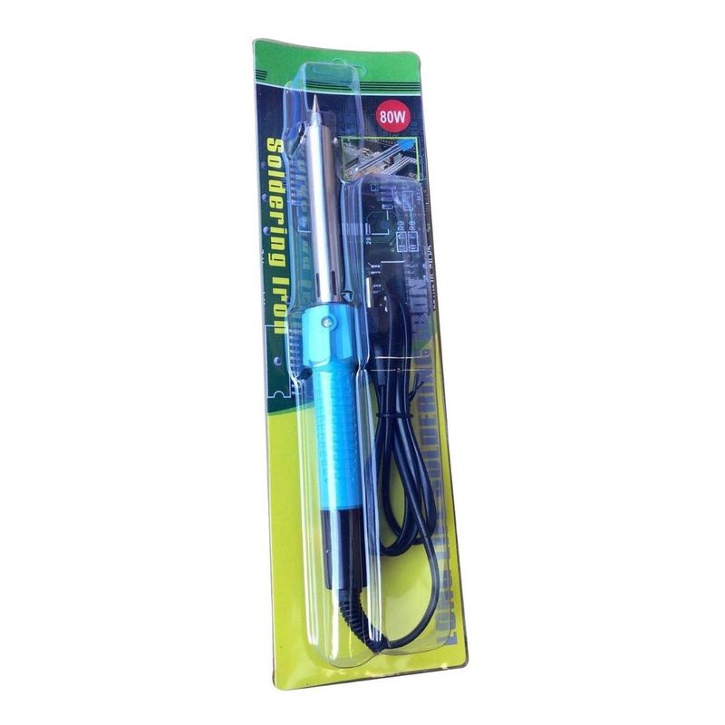GENERICO - Cautín Eléctrico Tipo Lápiz 80W 220V para Soldadura Precisa
