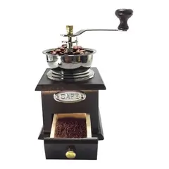 GENERICO - Molinillo Manual para Café y Semillas con Cajón Recolector