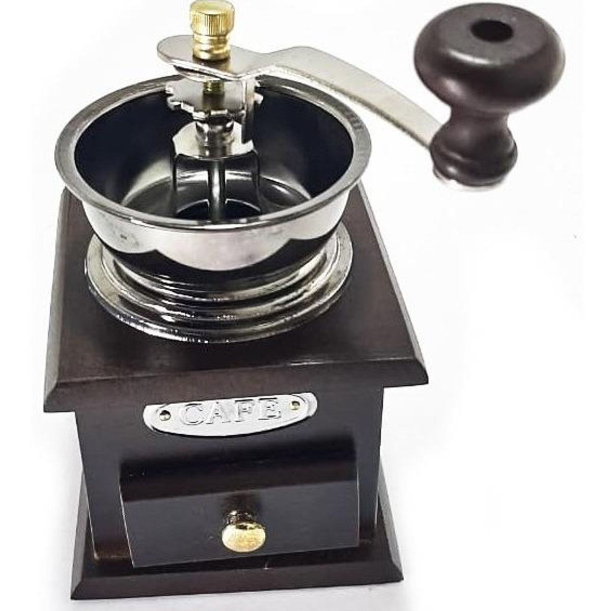 GENERICO - Molinillo Manual para Café y Semillas con Cajón Recolector