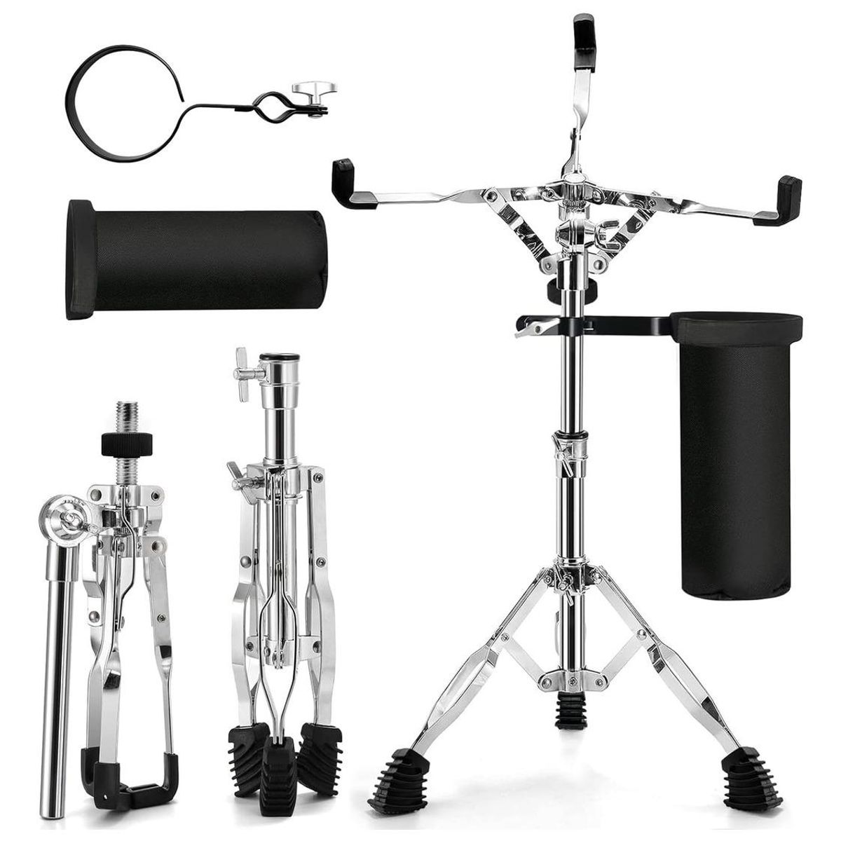 GENERICO - Soporte Ajustable para Percusión con Almacenamiento