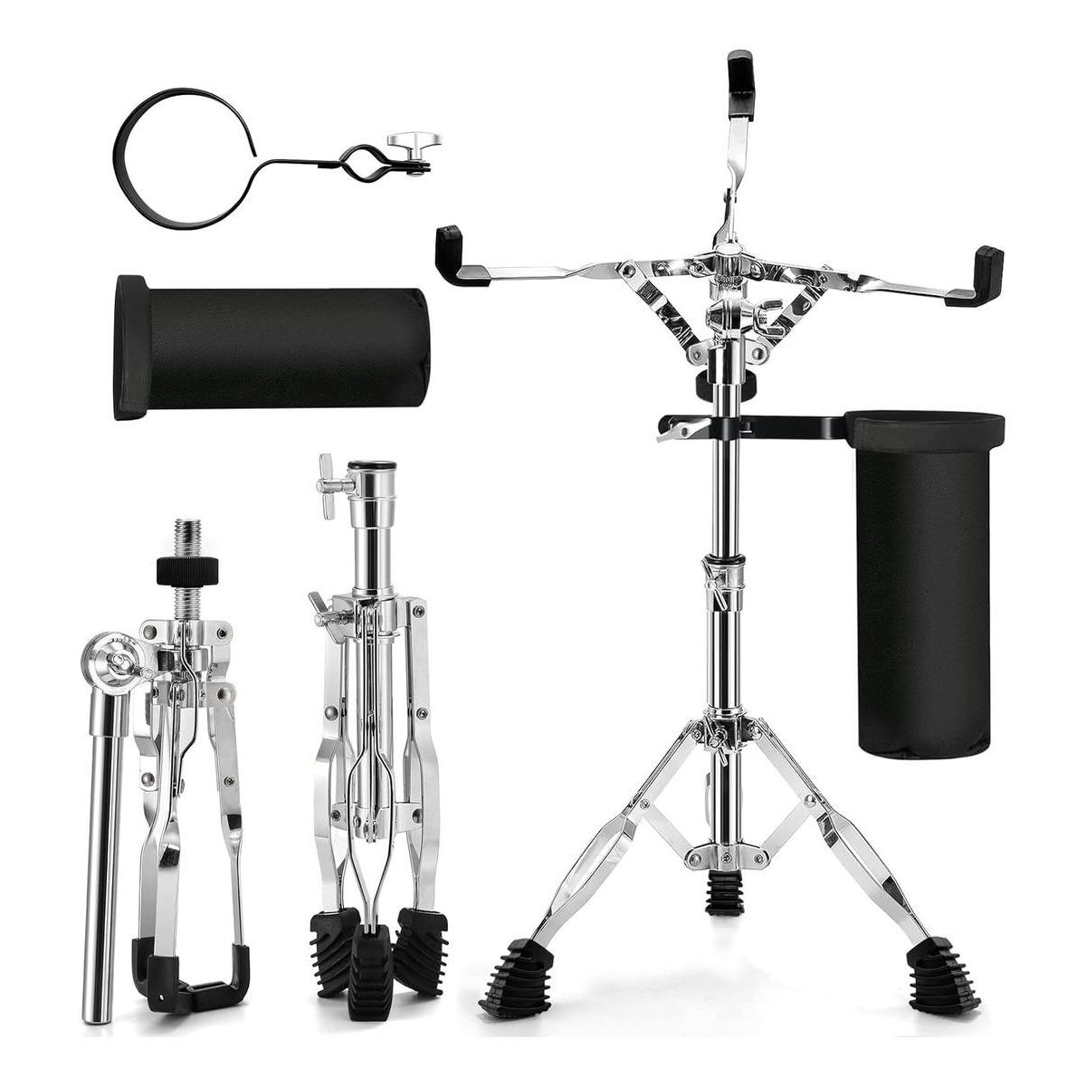 GENERICO - Soporte Ajustable para Percusión con Almacenamiento
