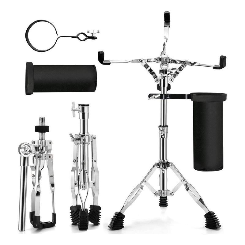 GENERICO - Soporte Ajustable para Percusión con Almacenamiento