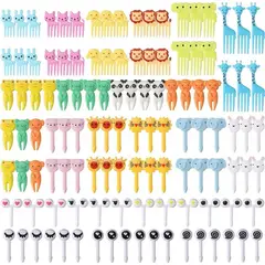 GENERICO - Palillos de Comida con Diseño de Animales - 120 Piezas