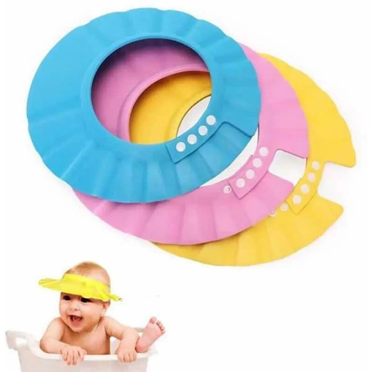 GENERICO - Gorro Visera de Baño Protector para Bebés y Niños