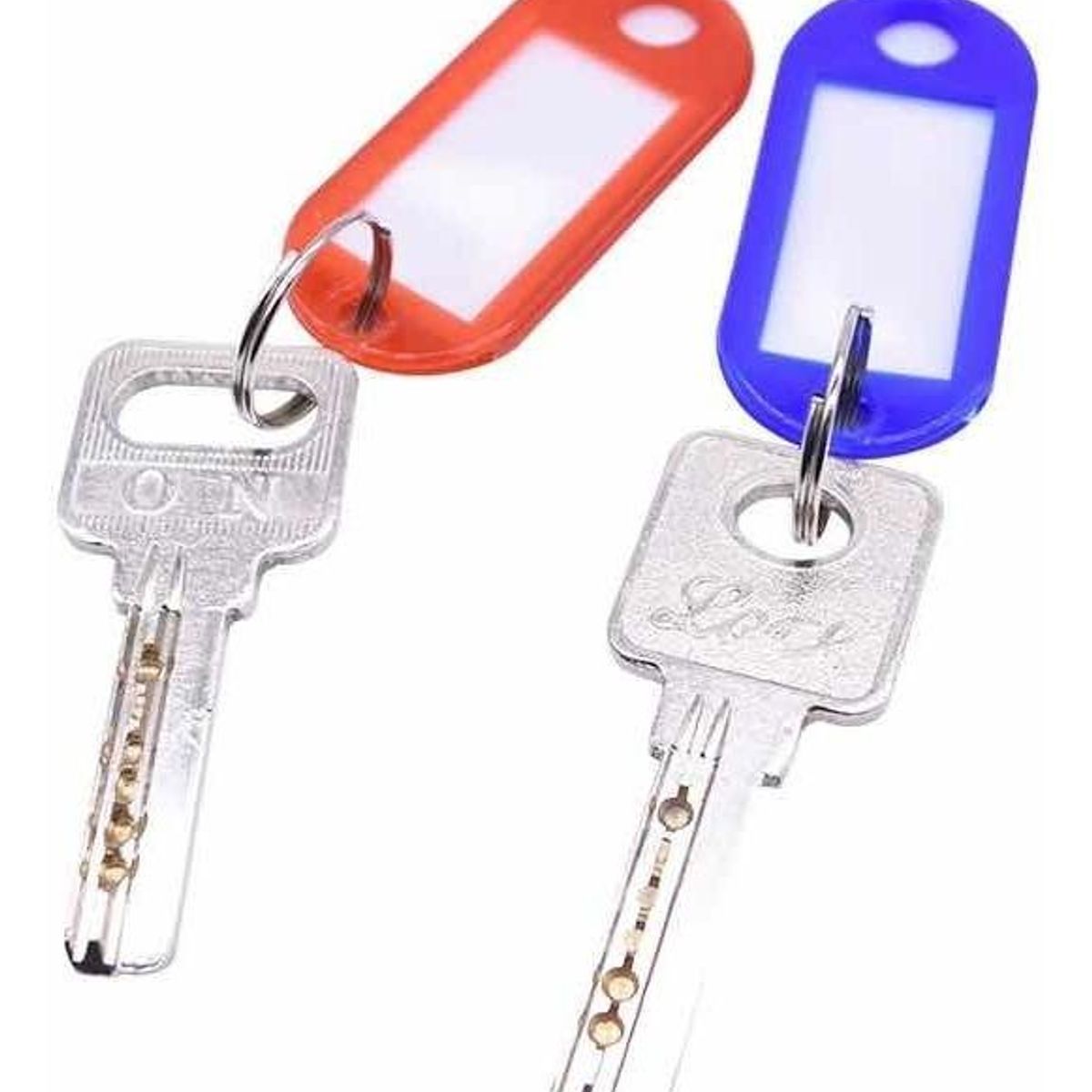 GENERICO - Pack de 2 Llaveros Identificadores de Colores Variados