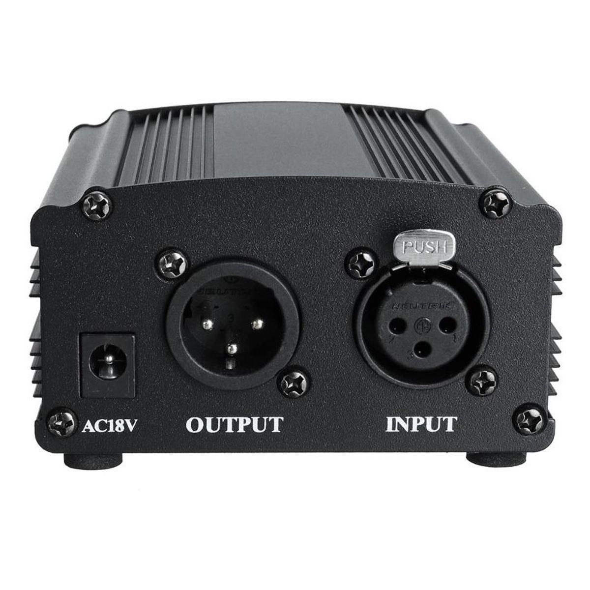 GENERICO - Fuente de Alimentación Fantasma 48V para Micrófonos de Condensador