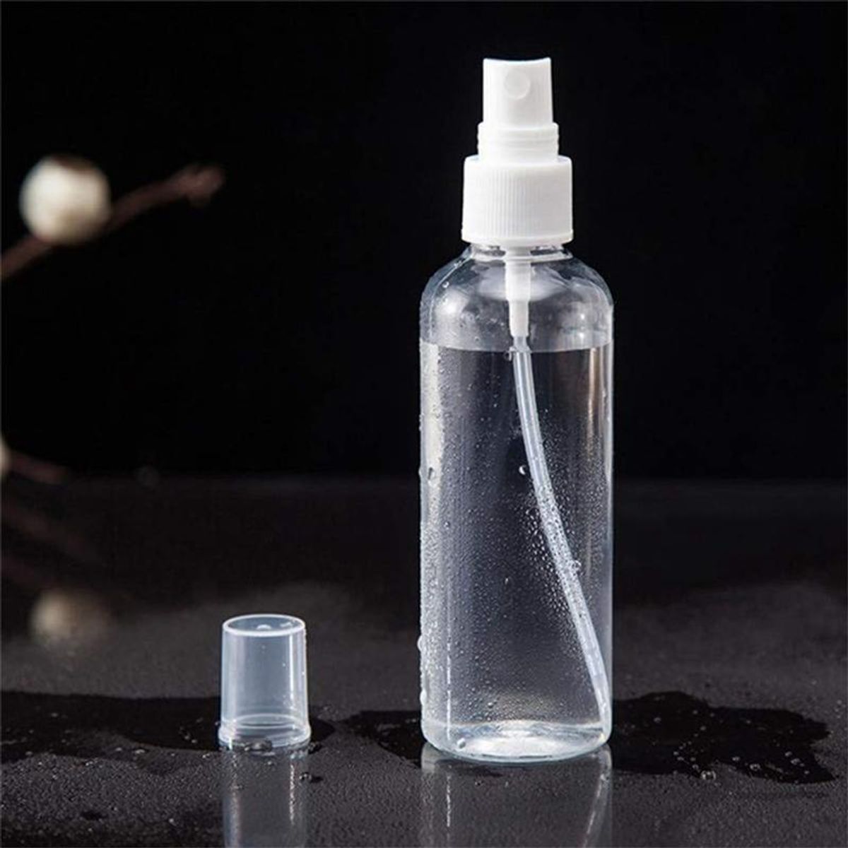 GENERICO - Docena de Botellas de Spray Plásticas 120ml Transparentes