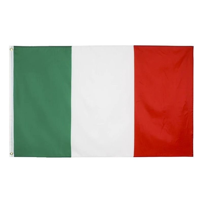 GENERICO - Bandera Italiana 90x150 cm en Verde Blanco y Rojo