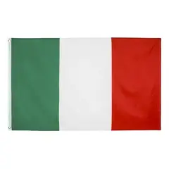 GENERICO - Bandera Italiana 90x150 cm en Verde Blanco y Rojo