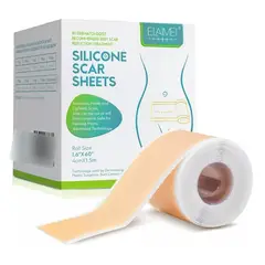 GENERICO - Cinta de Silicona para Reducción de Cicatrices 4cm x 15m