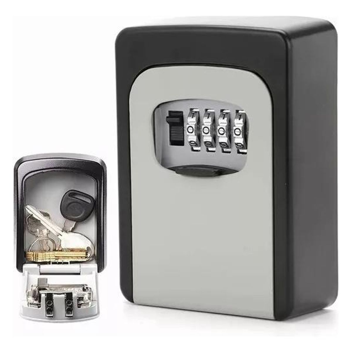 GENERICO - Caja de Seguridad para Llaves con Combinación de 4 Dígitos