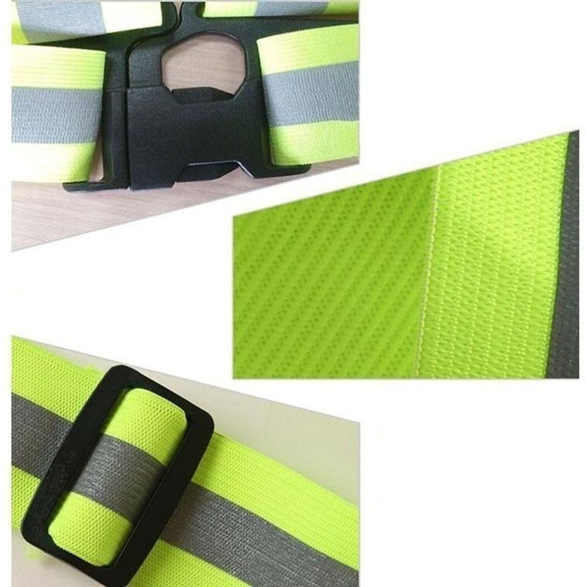 GENERICO - Chaleco Reflectante Ajustable para Ciclismo y Outdoors