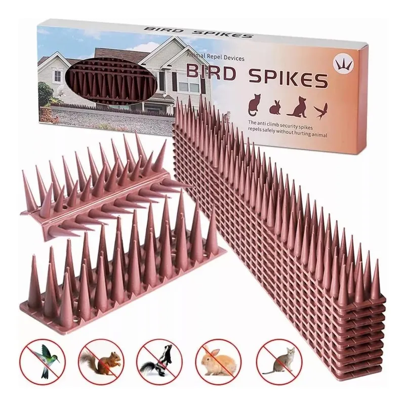 GENERICO - Pack de 12 Púas para Repelente de Aves Anti Palomas