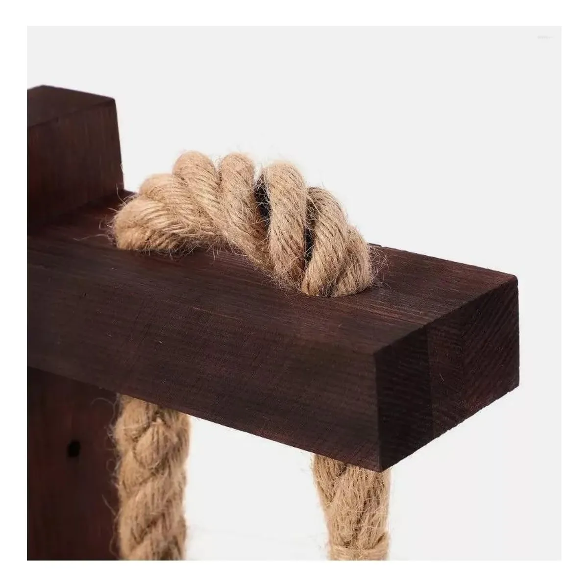 GENERICO - Lámpara de Pared Vintage de Madera con Diseño Rústico