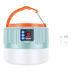 GENERICO - Lámpara Solar Multifuncional USB para Camping