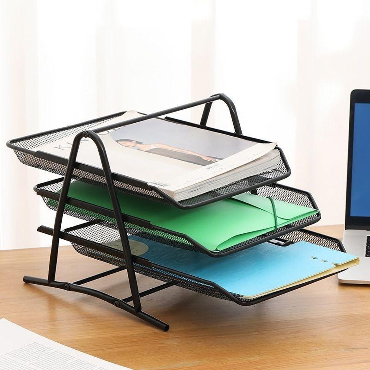 GENERICO - Organizador de Papel para Escritorio 3 Niveles