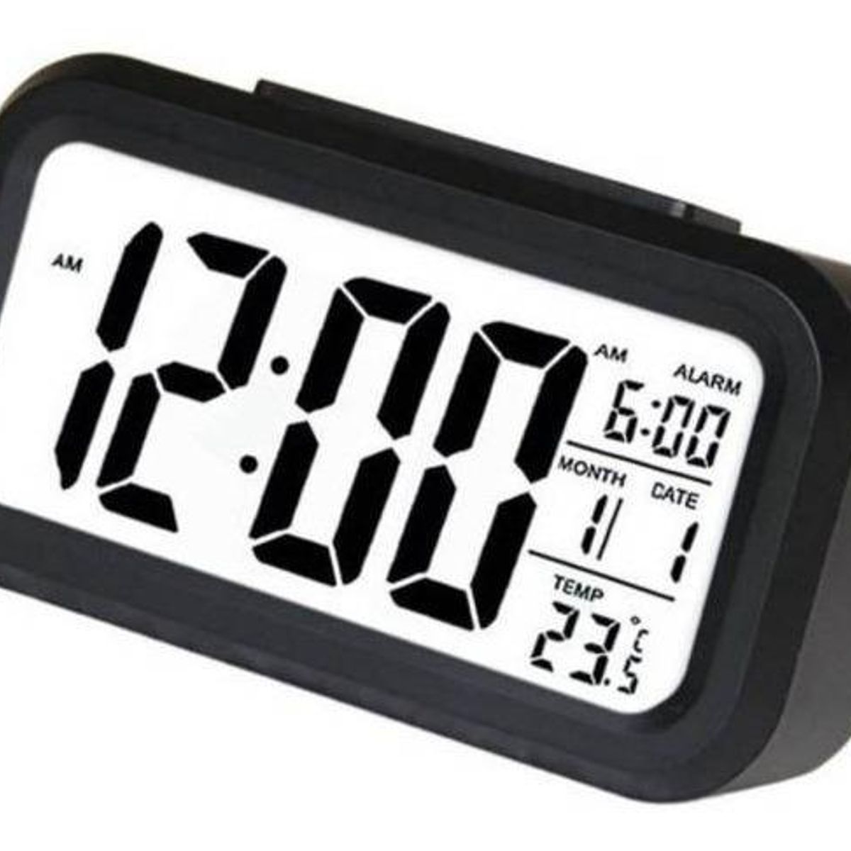 GENERICO - Reloj Despertador Digital con Pantalla LCD y Alarma